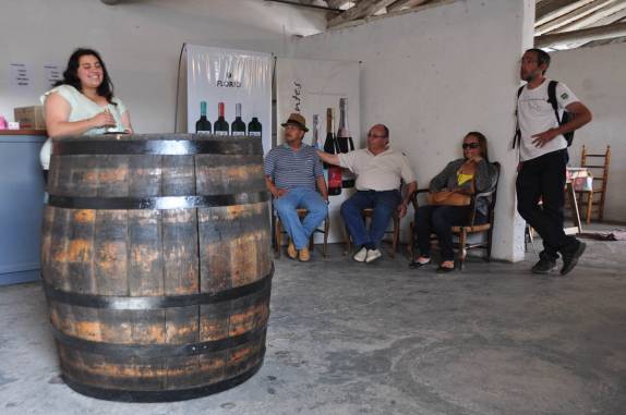 Aprendendo sobre os vinhos da vinícola Florio, em Mendoza, na Argentina